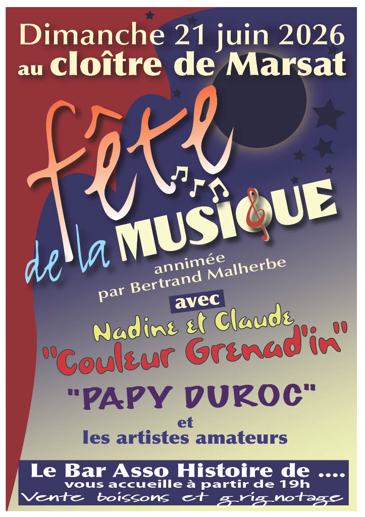 Fête de la Musique organisée par le Bar Asso Histoire de...